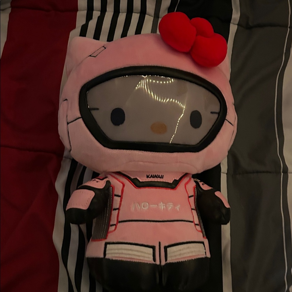 Hello Kitty Space Explorer Plush - Pink and Black